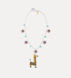 gold giraffe necklace