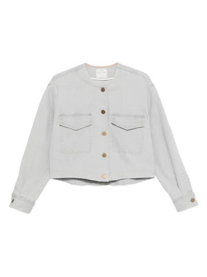 grey denim overshirt