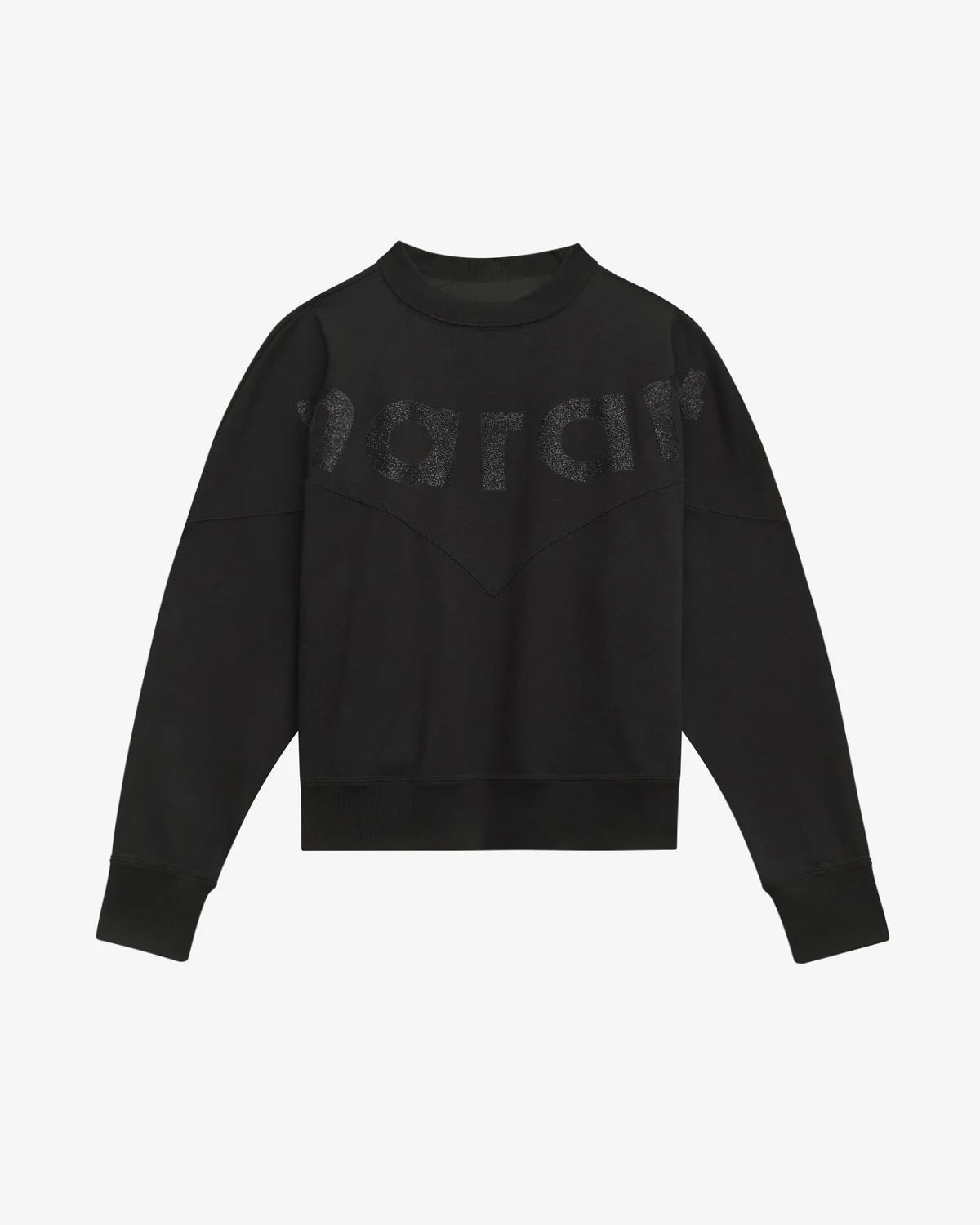 Houston sweatshirt, black glitter
