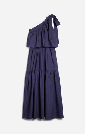 Cora asym. dress, Ink