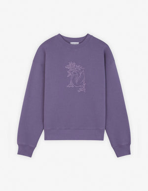 Woodland fox comfort sweatshirt, Aster