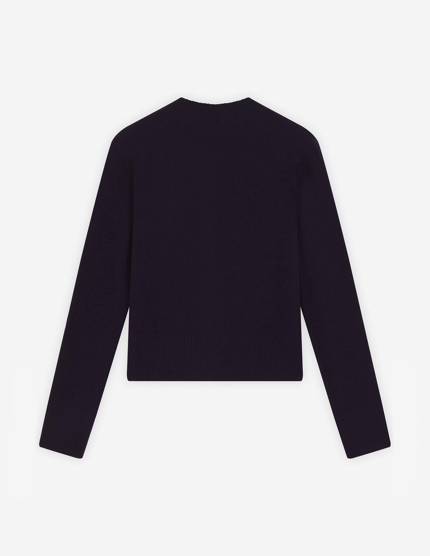 Baby fox patch fitted cardigan, navy