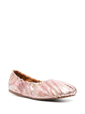 ballerina shoes, cipria