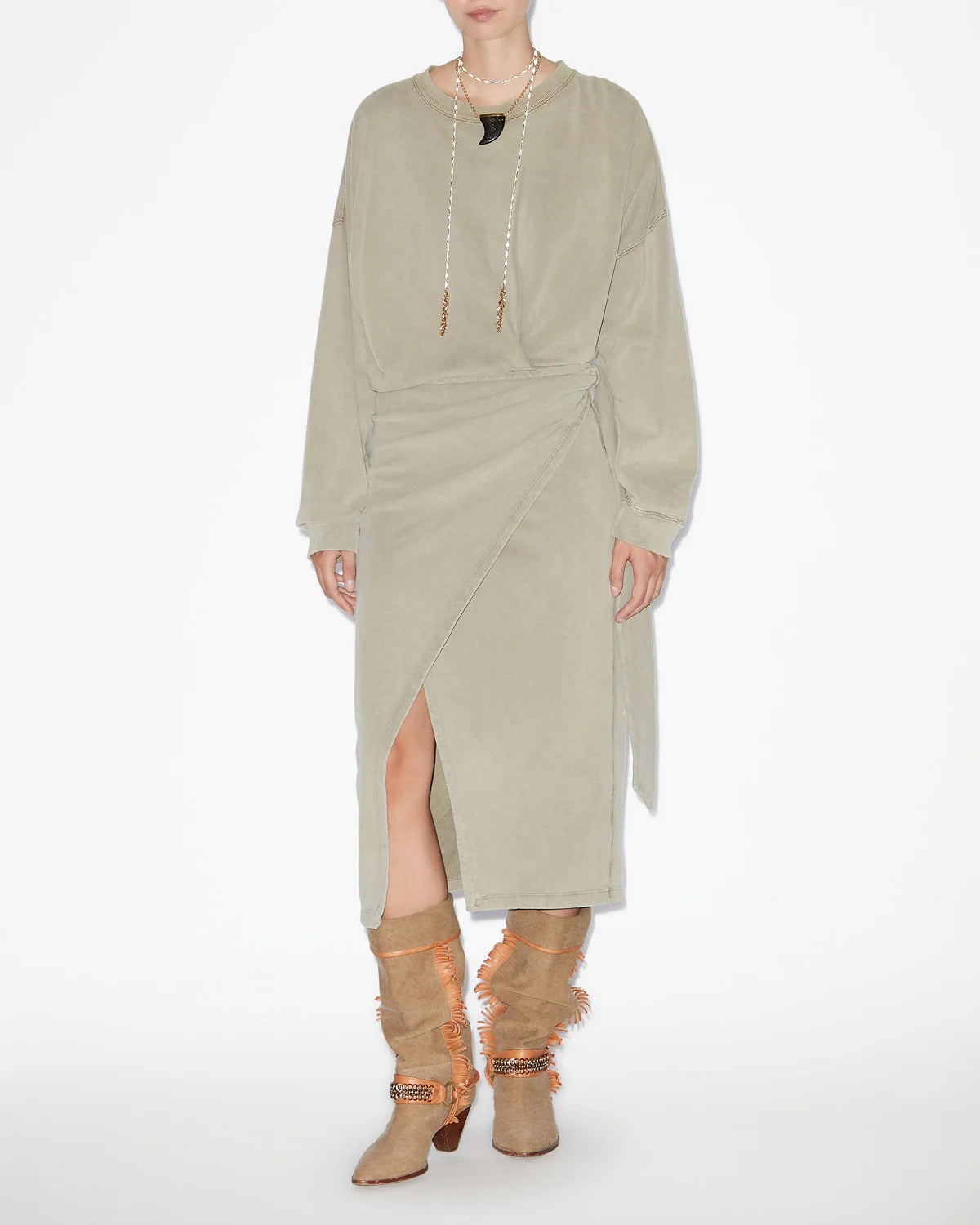Sandrina dress, Light Khaki