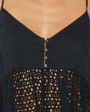 Sogane top, black