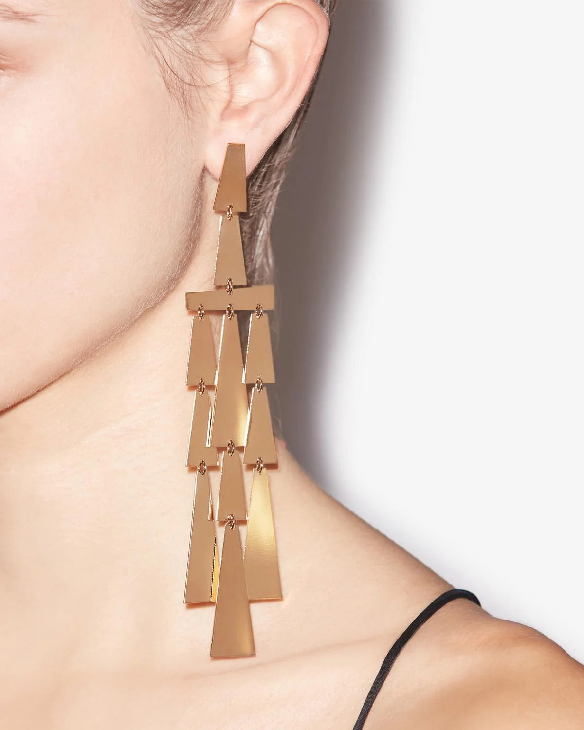 IM gold earrings