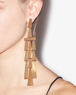 IM gold earrings