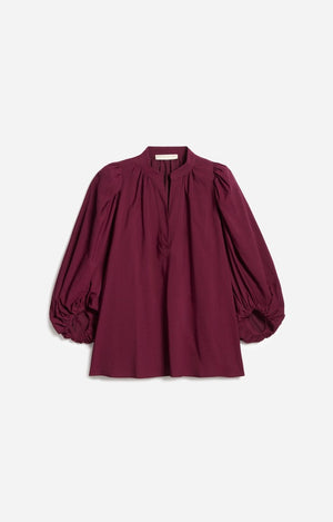 Bell blouse, Bordeaux