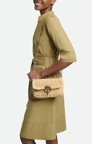 Raphia Moon handbag