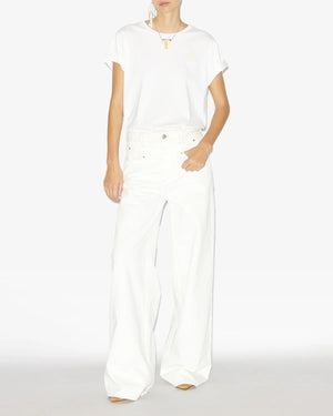 Lemony pants, white