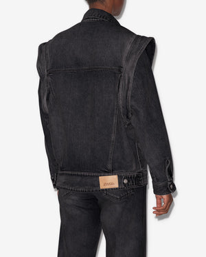 Harmon jacket, faded black