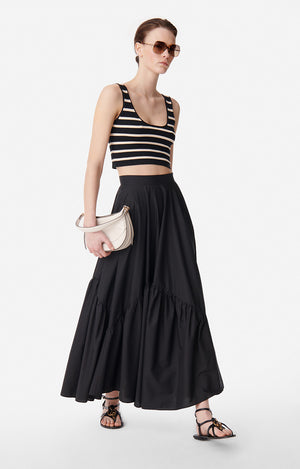 Calou top, noir/écru