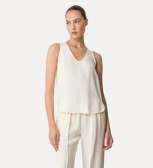 slub viscose top, orchidea