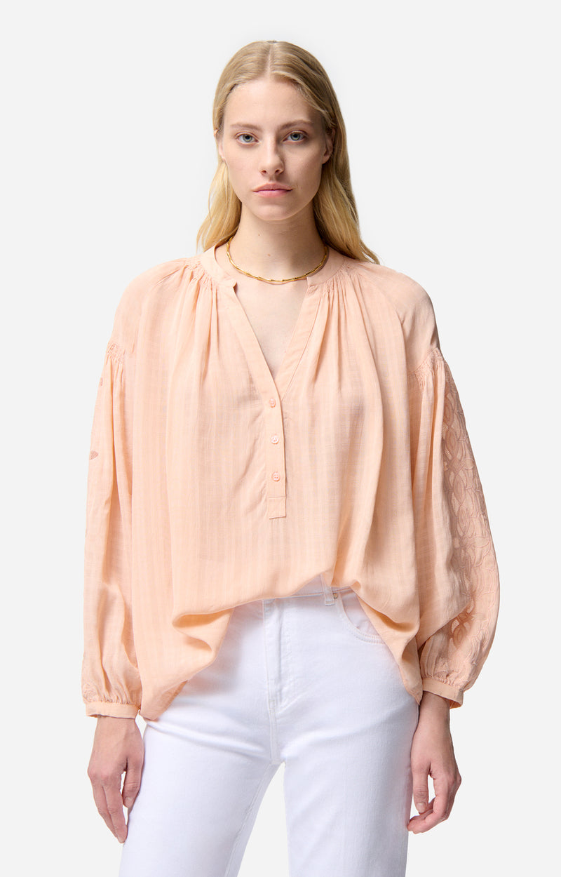 Nipoa blouse, Peach