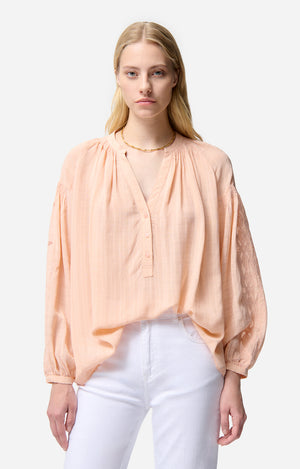Nipoa blouse, Peach