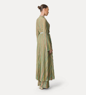 dress in lurex-shot jersey
