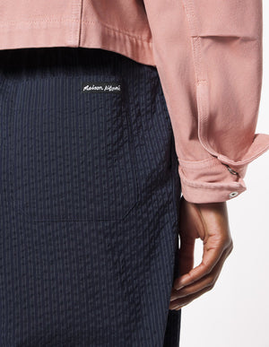 Elasticated casual pleat pants