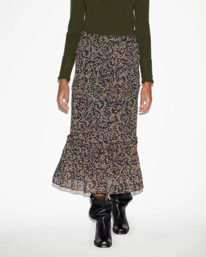 Diya skirt, black/ochre