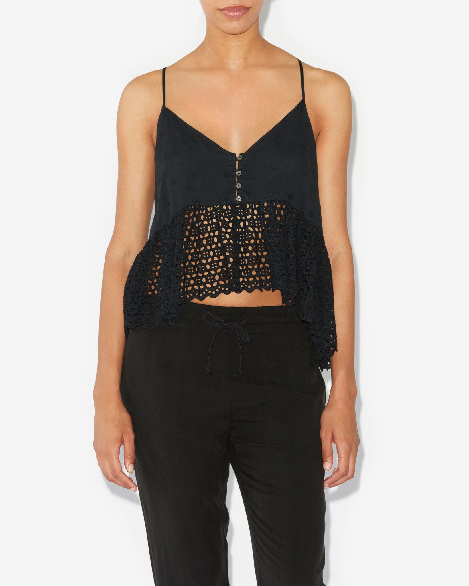 Sogane top, black