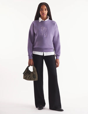 Woodland fox comfort sweatshirt, Aster