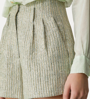 twinkle lurex jacquard shorts