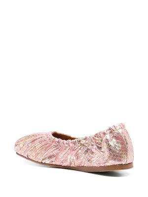 ballerina shoes, cipria