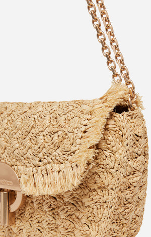 Raphia Moon handbag