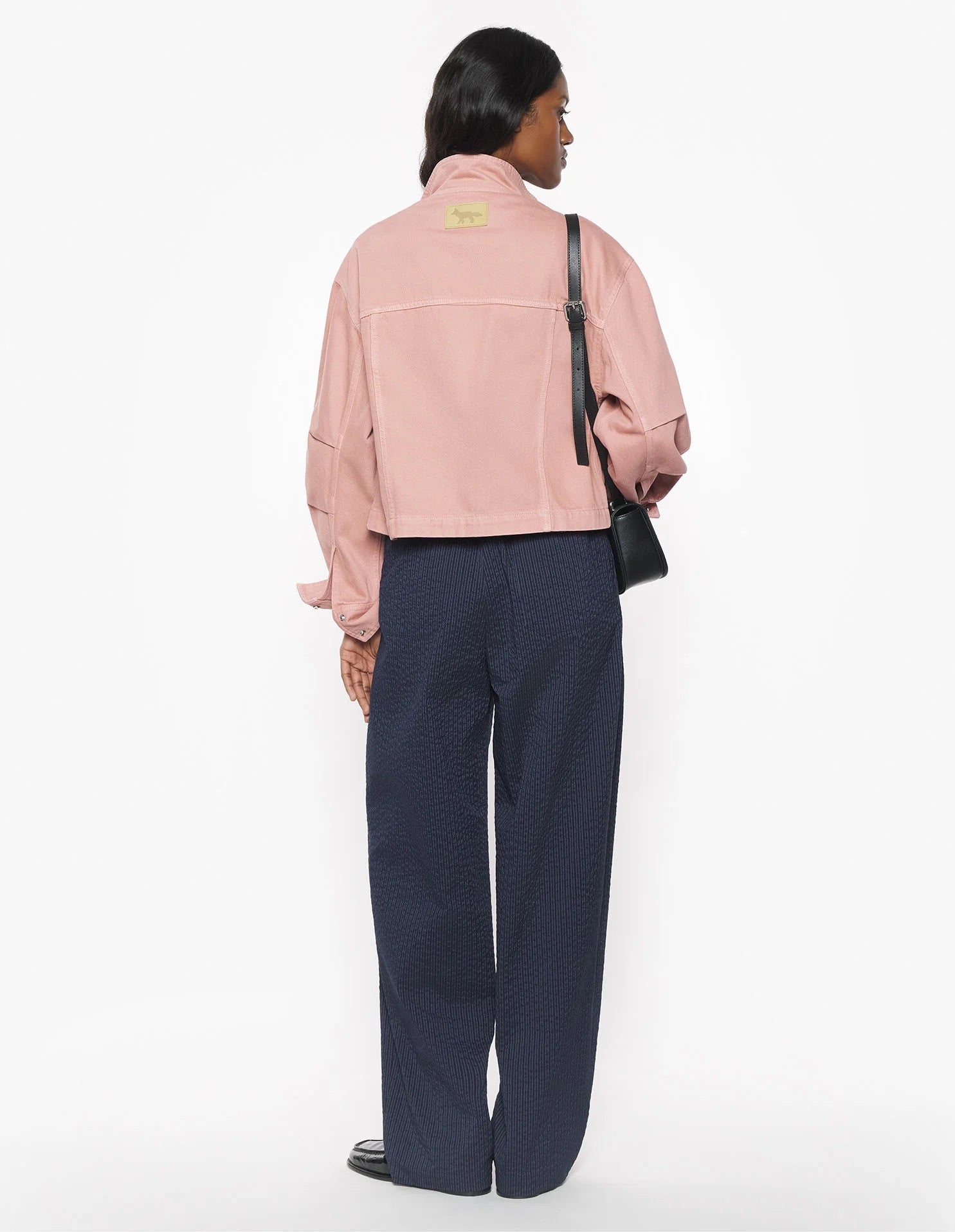 Elasticated casual pleat pants