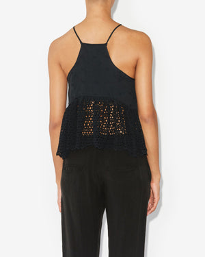 Sogane top, black