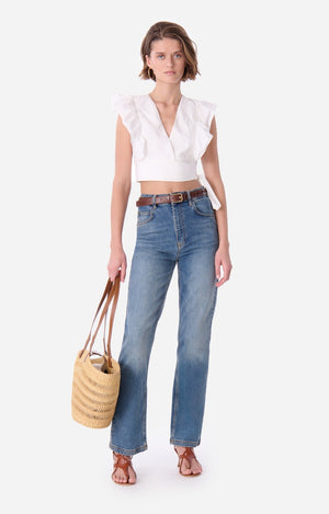 Aya top, White