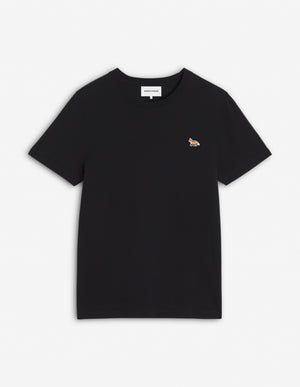 Baby fox patch regular t-shirt, Black
