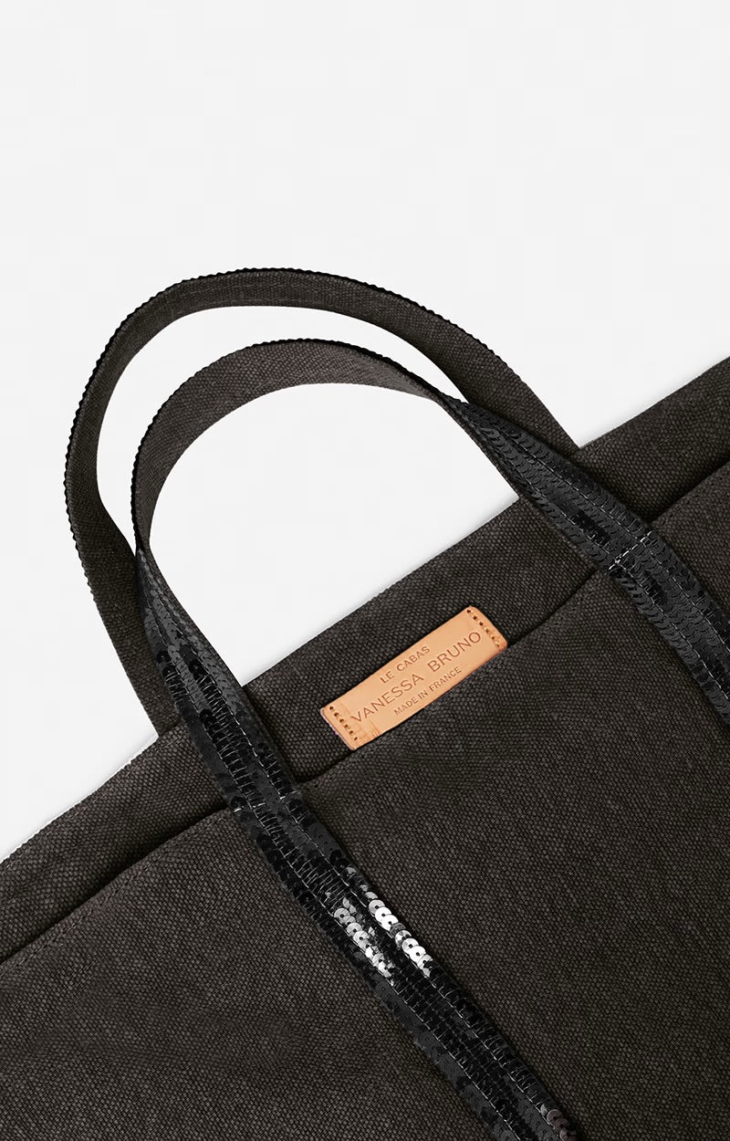Medium linen tote, Elephant
