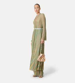 dress in lurex-shot jersey