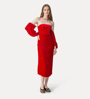 bustier dress, sleeves, love