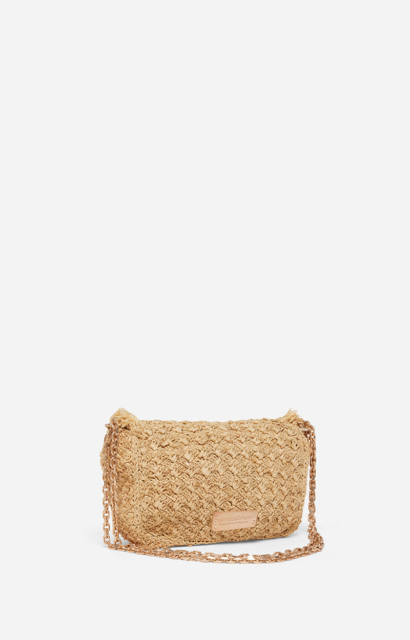 Raphia Moon handbag