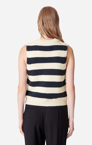 Dounya cardigan off white/navy