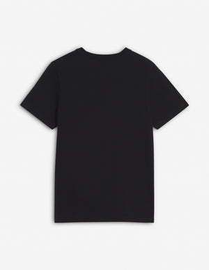 Baby fox patch regular t-shirt, Black