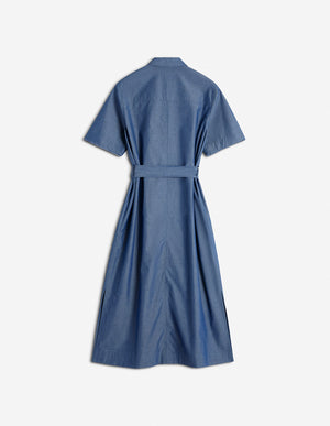 Double pocket shirt dress