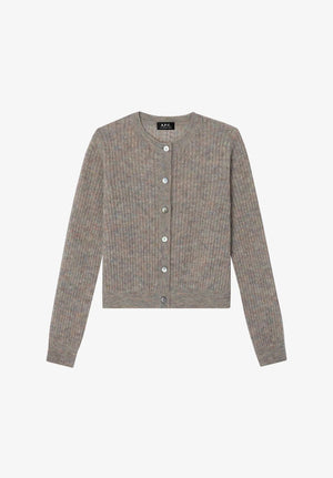 Maud cardigan, pale grey