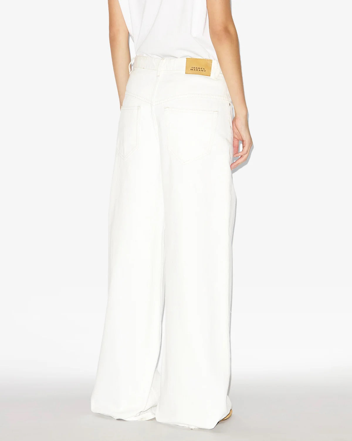 Lemony pants, white