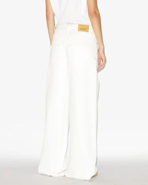Lemony pants, white