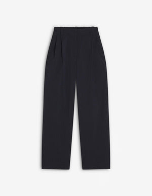 Elasticated casual pleat pants