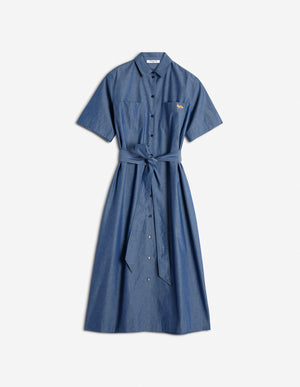 Double pocket shirt dress