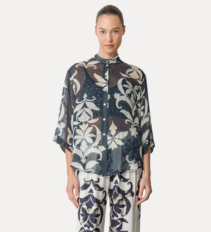 secret lily print shirt