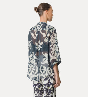 secret lily print shirt