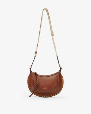 Mini Oskan Moon shoulder strap, cognac