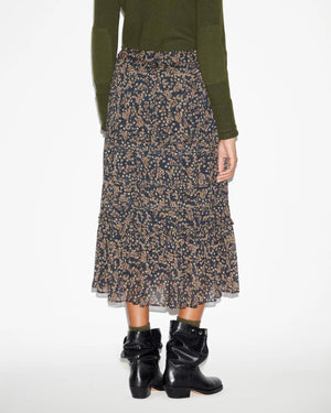 Diya skirt, black/ochre