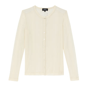 Lorie cardigan, écru