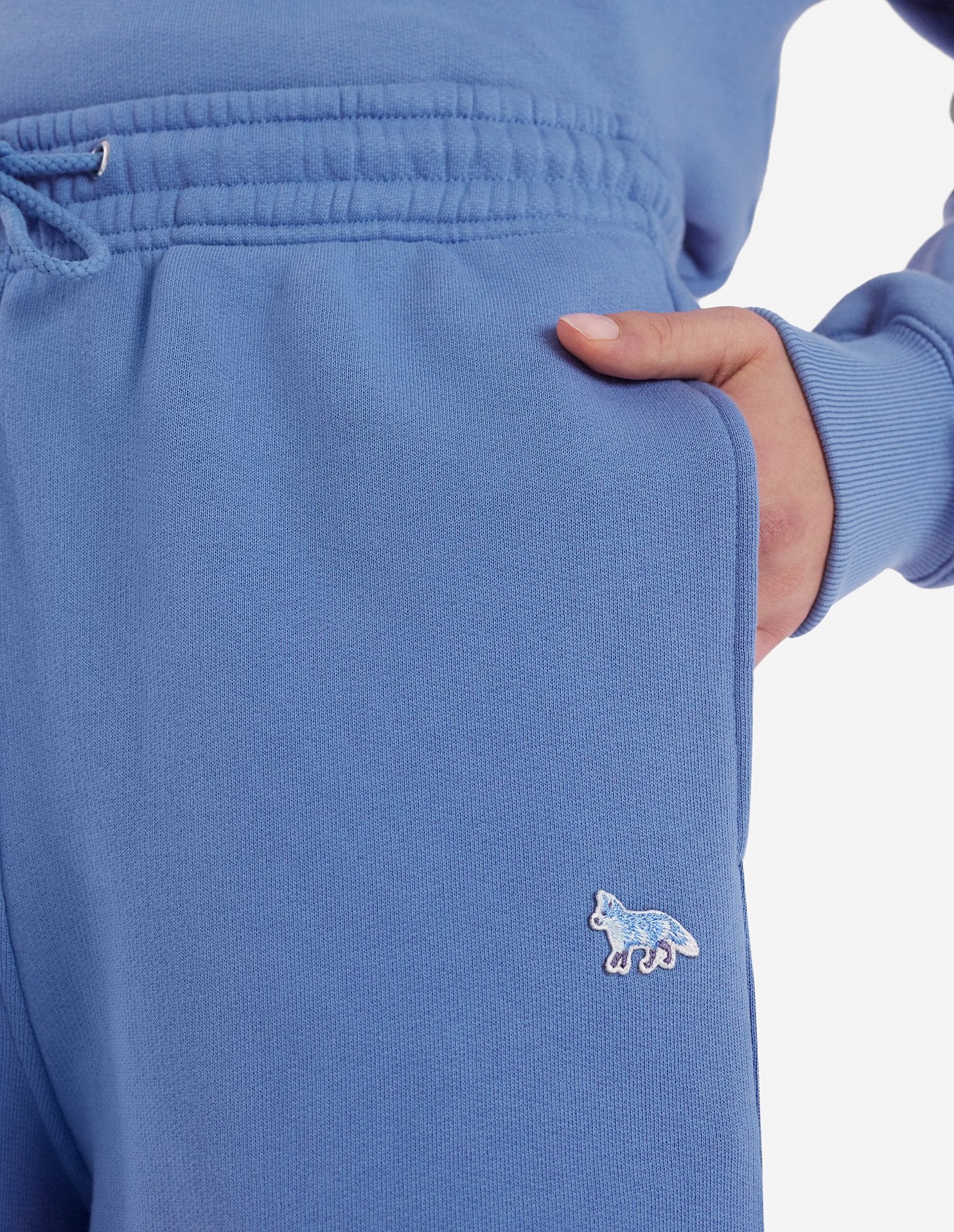 Baby fox jog shorts, hampton blue