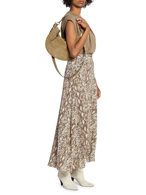 Oskan soft shoulder bag, Taupe